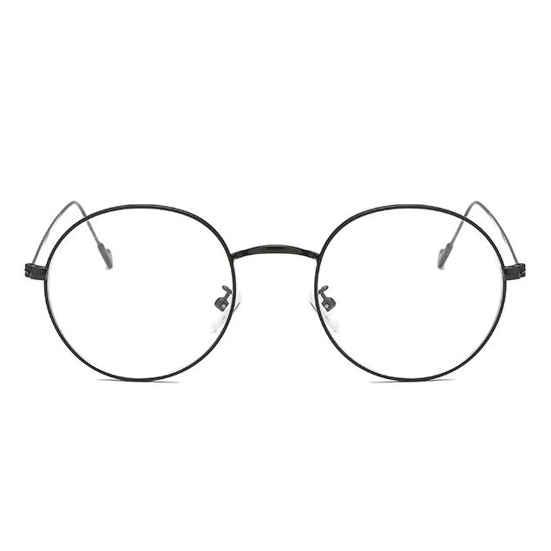 Diopter SPH 0-0.5-1-1.5-2-2.5-3-3.5-4-4.5-5-5.5-6 Metal Small Frame Myopia Prescription Optical Glasses myopia glasses prescription glasses