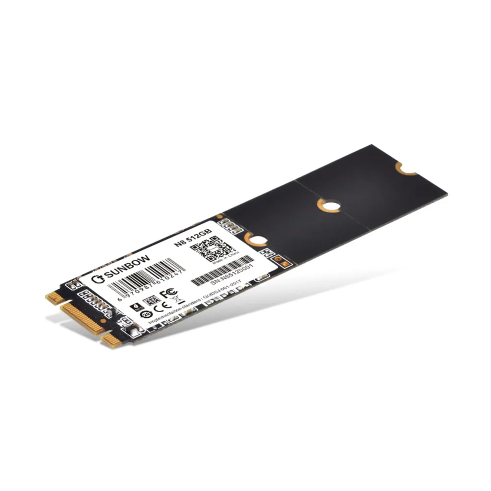 TC-SUNBOW SSD NGFF 512 M.2 2280 мм Внутренний жесткий диск с 3 года гарантии для компьютера ноутбука(N8 512 ГБ