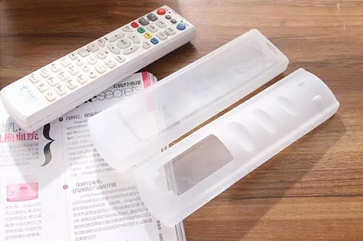 

1pc New High Quality Clear TV Air Condition Remote Controller Silicone Protector Case Cover Skin Waterproof Pouch Bags Z1
