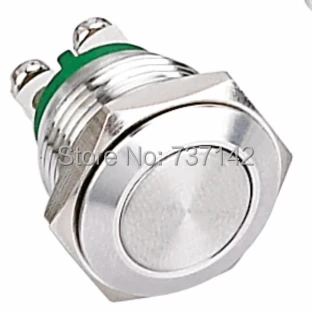 

ELEWIND 16mm stainless steel waterproof IP65 anti vandal momentary push button doorbell switch screw terminal (PM161F-10/S)