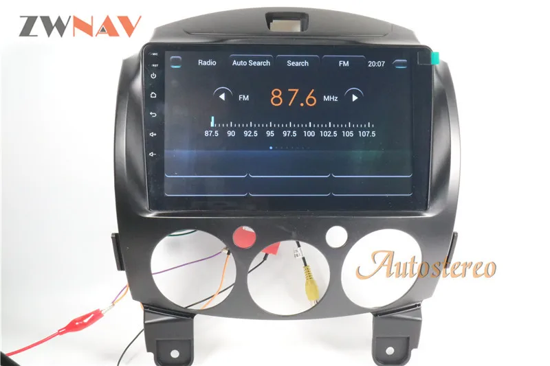 Flash Deal ZWNAV Android 6.0 RAM 2GB Car GPS Radio Screen No DVD Player For Mazda2 Mazda 2 2007-2014 Headunit Multimedia GPS Navigation 6