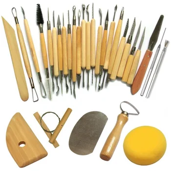 

30Pcs/Set Professional Clay Sculpting Tools Pottery Carving Modelling Hobby DIY Crafts Tool Set