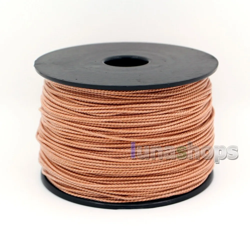 LN006421 100 m T серия 10 m 54*0,06 мм 7N OCC диаметр: 1,3 мм наушники оптом провод для DIY кастомные наушники кабель