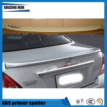 

ABS Primer Unpainted Color Rear Lip Spoiler For Tiida 2006 - 2015