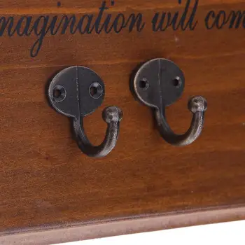 

10pcs Wall Key Holder Antique Zinc Alloy Mounted Hook Rack Clothes Hanger Bathroom Accessory Handing Towel Clothes Single Robe