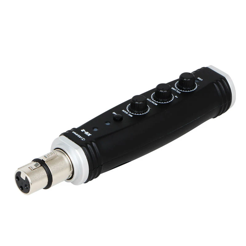 Alctron Xu 2 Mkii Usb Converter Xlr To Usb Microphone Pre Amp Computer Audio Interface Digital Audio Converter With Power Supply Microphones Aliexpress