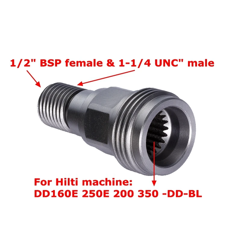 Bits adaptor ddbu suitable for hilti apparatus leveling dd 160//250