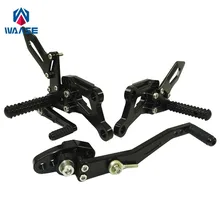 Waase мотоцикл Rider Racing Rearset задние наборы подножки колышки для Suzuki GSXR1000 L7 K17