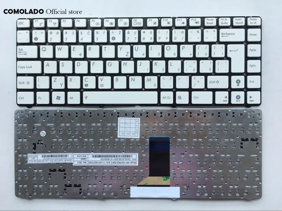 CZ Чешская клавиатура для Asus U36 U36J U36JC U36R U36S U36SD U36SG A1 белая и черная