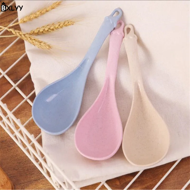 

BXLYY Multi-function Wheat Straw Soup Spoon Household Rice Spoon Kitchen Gadget Kitchen Accessories Home Decoration Cooking.7z