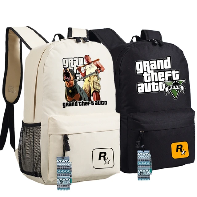 High Quality 2017 New Game Grand Theft Auto GTA5 Unisex Printing Canvas