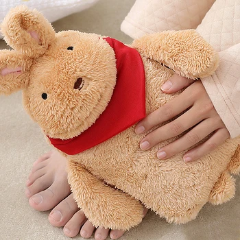 

Cartoon Rubber Hot Water Bag Hand Warmer Warming Bottle Feet Warm Hand Warmer Plush Toy