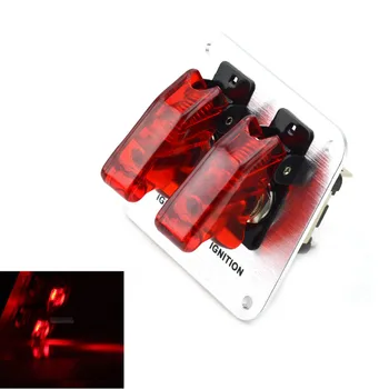 

DC12V 20A Car Toggle Combination Switch with Red LED Indicater