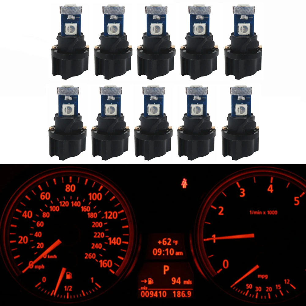 15 Instrument Panel 1//2/" Twist In Sockets Cluster Light Bulb Dashboard Imports