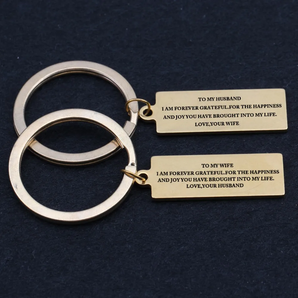 to my husband keyring