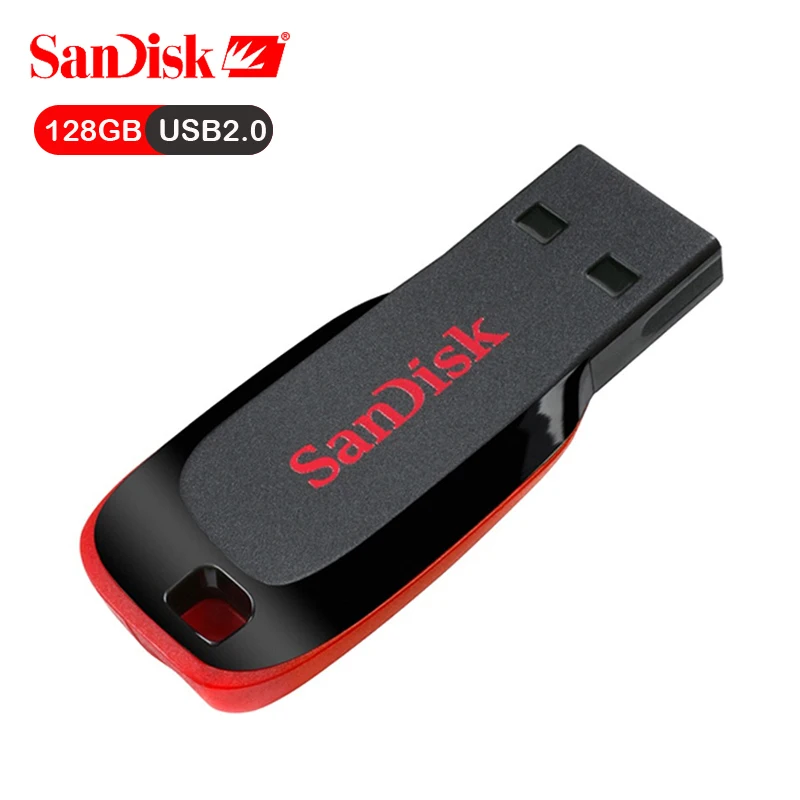 

SanDisk USB Flash Drive Cruzer Blade U Disk CZ50 128GB Pen Drives USB 2.0 Memory Stick SDCZ50