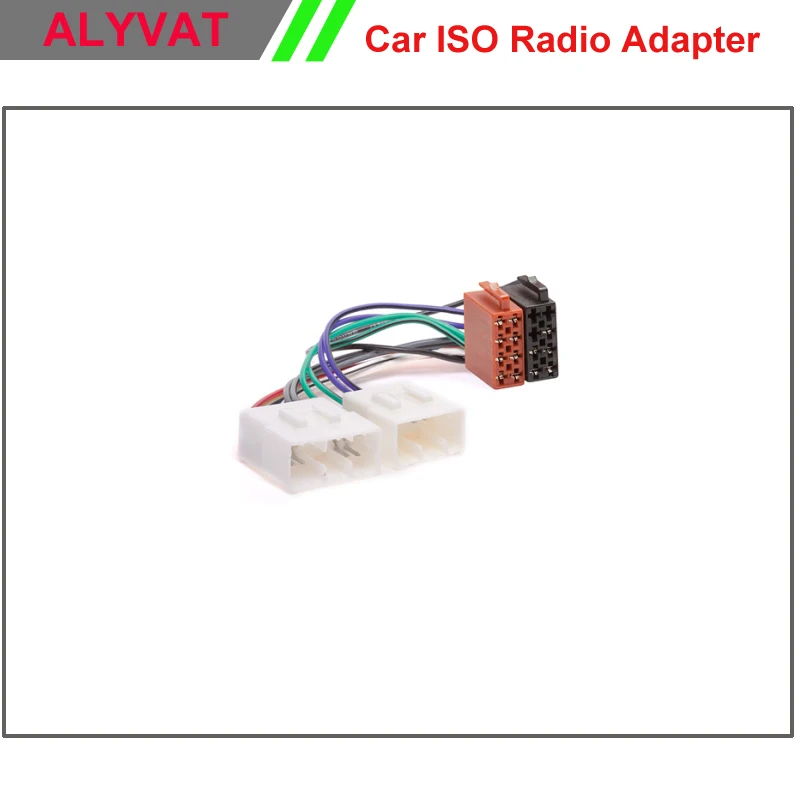 Free Shipping Car DVD CD ISO Stereo Adapter Connector For Mazda Wiring