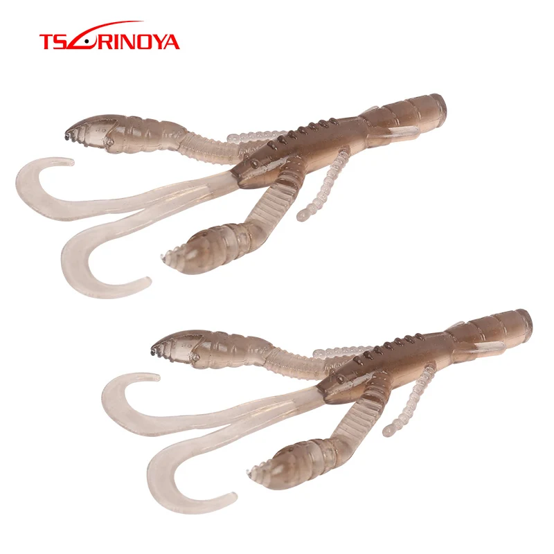 TSURINOYA DW R31 80 мм/3 3 г креветка тип Мягкая приманка рыболовная прикормка