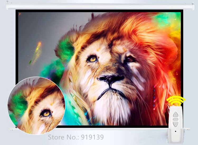 120inch 4x3 Electric Screen pic 11