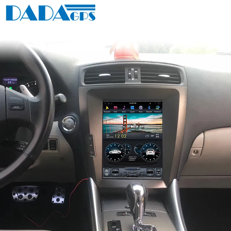 Excellent 10.4" Tesla style Android 6.0 Car Radio player stereo for lexus IS IS200 IS250 IS300 2006-2011 GPS Map Navigation No DVD 1