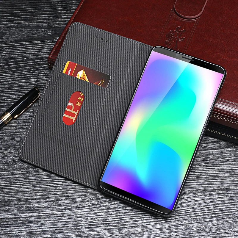 Винтаж кожаный чехол для Cubot X19 чехол 5,93 дюймов Роскошные Флип Бумажник Обложка Coque для Cubot X19 Обложка с карт памяти