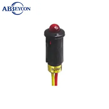 

10mm signal light 12V indicator light 24v 48v warning machine plastic 220v small indicator light Wholesale lamp indicator 12v