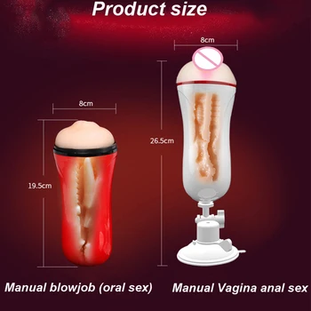 Vagina anal masturbation cup Vagina real pussy Penis pump Blowjob Vibrator Male Mastrubator for man masturbardor masculino
