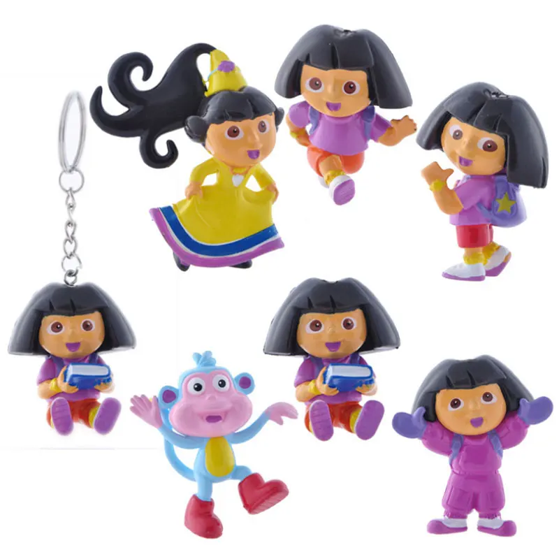 Game Dora Girl Explorer Dora and Boots Action Figure Keychain key chain