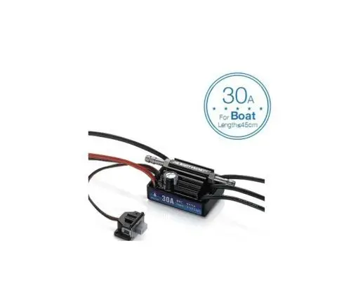 

Hobbywing 2-3S Seaking 30A V3 Electronic Speed Controller ESC for RC Boats