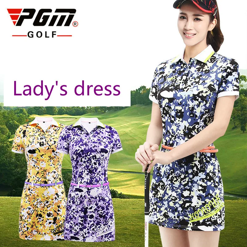 2017 Newest Women's Golf Dress Summer Golf apparel Floral Print Short
