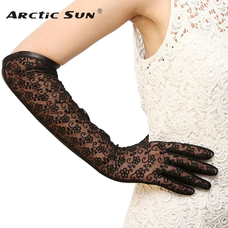 L112N long style lace sheepskin gloves women opera black Genuine leather gloves fashion wedding dress gloves L112N long style lace sheepskin gloves women opera black Genuine leather gloves fashion wedding dress gloves