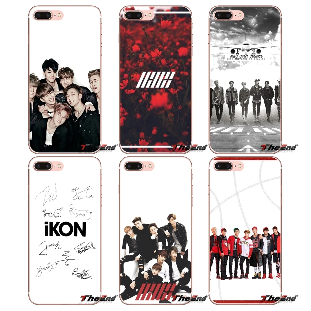 

Silicone Phone Shell Case For iPhone X 4 4S 5 5S 5C SE 6 6S 7 8 Plus Samsung Galaxy J1 J3 J5 J7 A3 A5 2016 2017 kpop ikon Poster