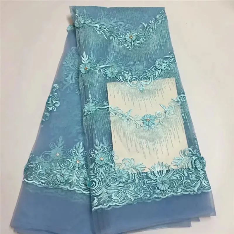 

African lace fabric with sequins 2018 hot sequin fabric high quality tulle sequins lace fabric for evening dresses E112502