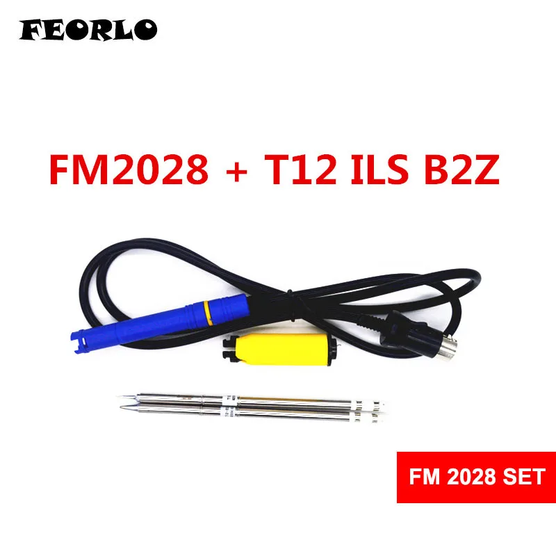 FEORLO FM2028 T12 Soldering Handle For HAKKO FX951 with 2pcs(JL02 K KU I ILS B2Z C1 ) T12 Electronic Solder Soldering Iron Tips FEORLO FM2028 T12 Soldering Handle For HAKKO FX951 with 2pcs(JL02 K KU I ILS B2Z C1 ) T12 Electronic Solder Soldering Iron Tips