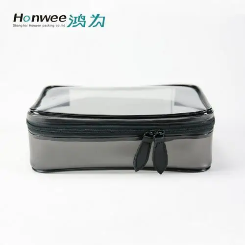 Nieuwe Draagbare Make-up Tas Mode Lederen Canvas Make-up Borstel Zak 6 Kleuren Grote Ruimte Schoonheid Tas инструменты для макияжа