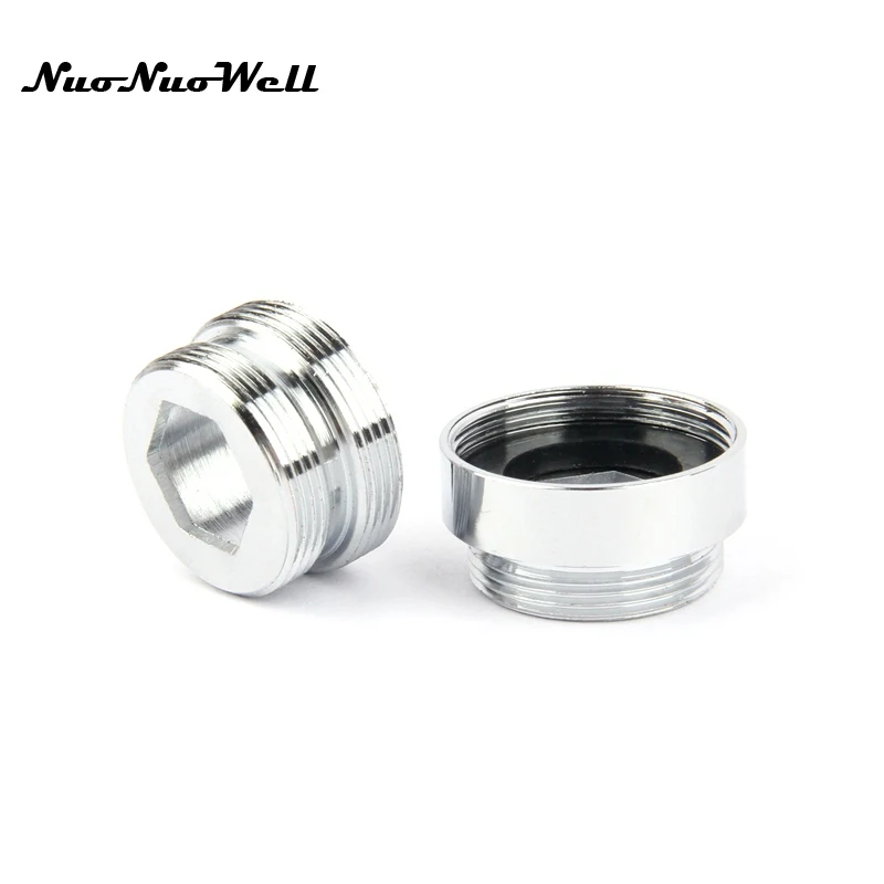 

2PCS Stainless Steel M22-M24 Thread Connector for Faucet Fittings Tap Adapter Bubbler Parts Water Purifier Accessory