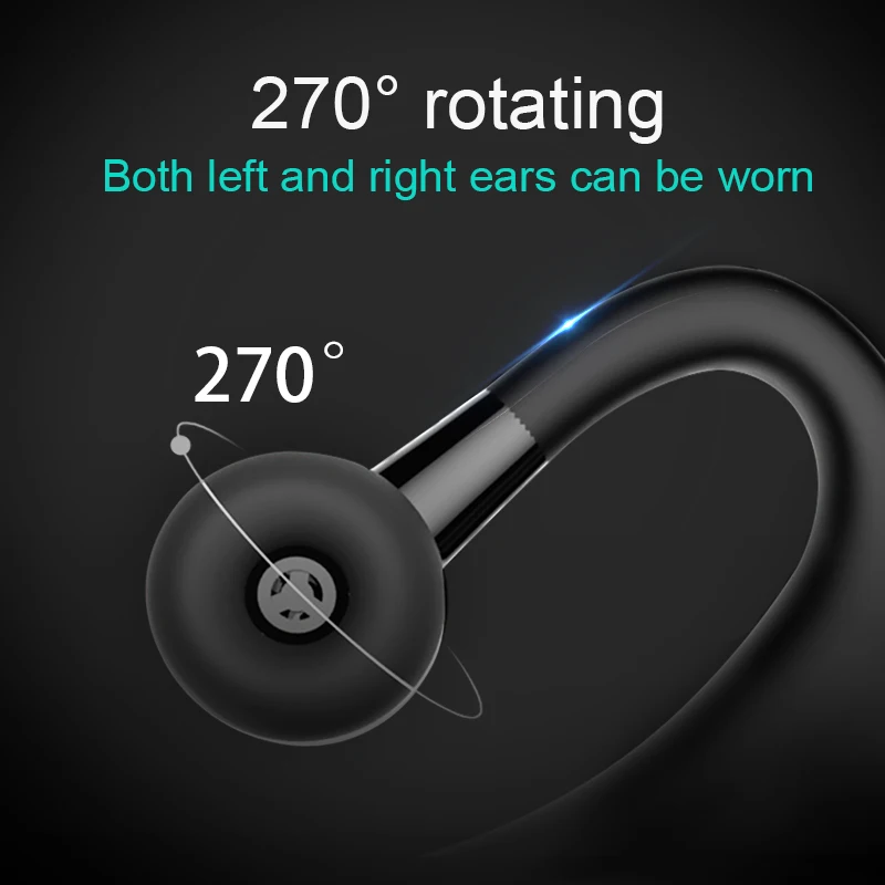 Bluetooth Earphone Wireless Headphone For Phone iPhone Samsung xiaomi Handsfree Headset Earbud With HD Microphone Voice control
