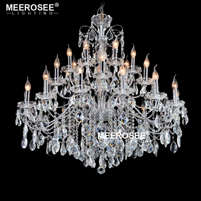 

Chandelier Large Empire Crystal Lighting Lustres luminaire suspendu Chandeliers Light For Living Dining Room Luxuy Candle Bulbs