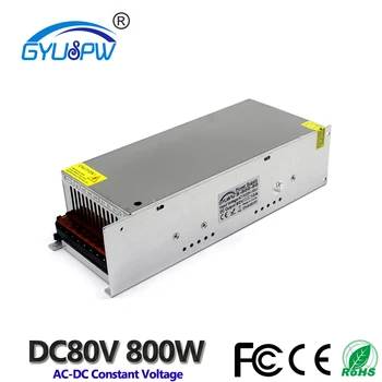 

800W 80V 10A Small Volume Single Switching power supply AC220V to DC80V Power Source for CNC Router Stepper Motor machine