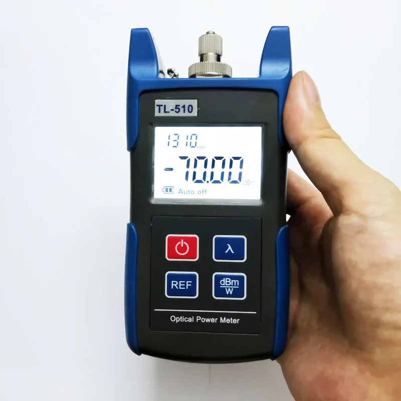 

TL510 Fiber Tester Optical Power Meter TL510A -70~+10dBm or TL510C -50~+26dBm