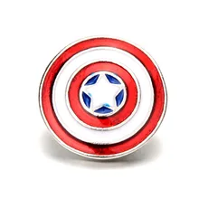 20 шт звезда шаблон кнопки 18 мм эмалированная металлическая защелка для кожи кнопочный браслет часы женские очаровательные одно направление DIY ювелирные изделия