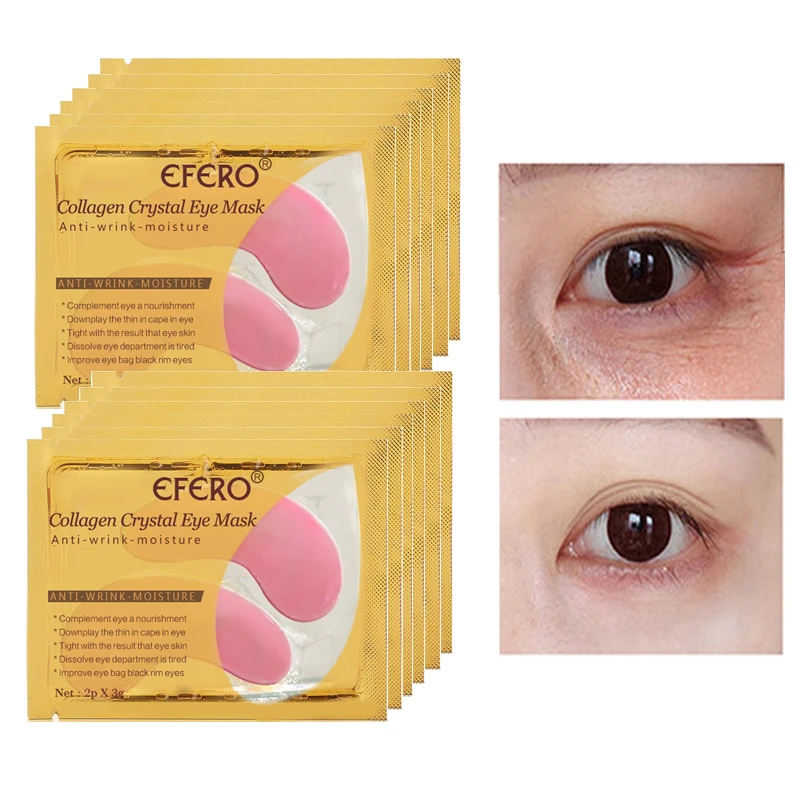 30pcs=15pack Collagen Eye Mask Gel Patches for the Eyes against