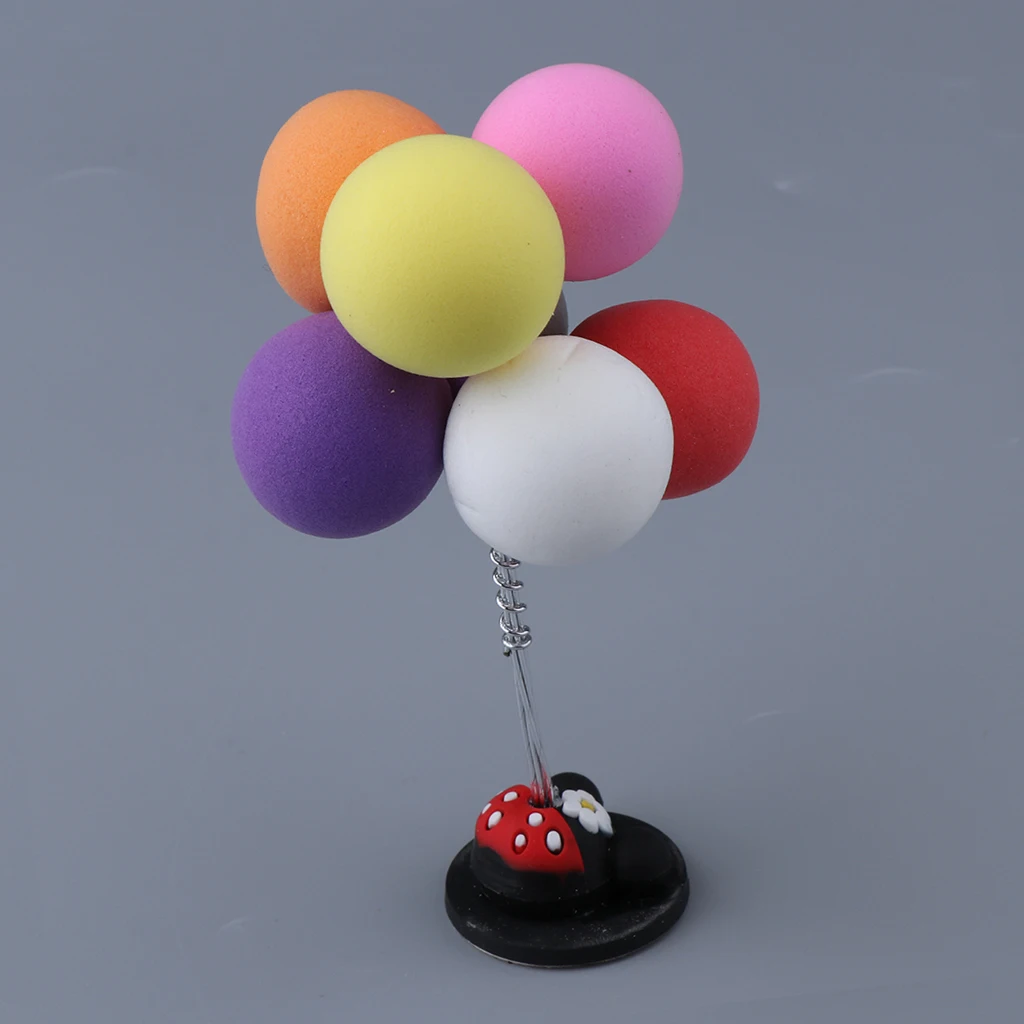 Creative Cute Colorful Balloons Dashboard Decorations Car Home Office Ornaments Best Birthday Holiday Gift