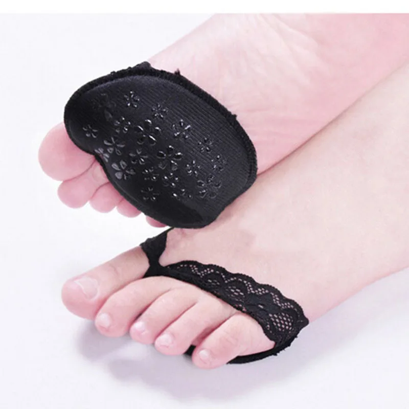 

1Pair Foot Care Soft Cotton Foam Shoe Pads Liner High Heel Shoes Half Front Cushion Insole Shoe Accessories