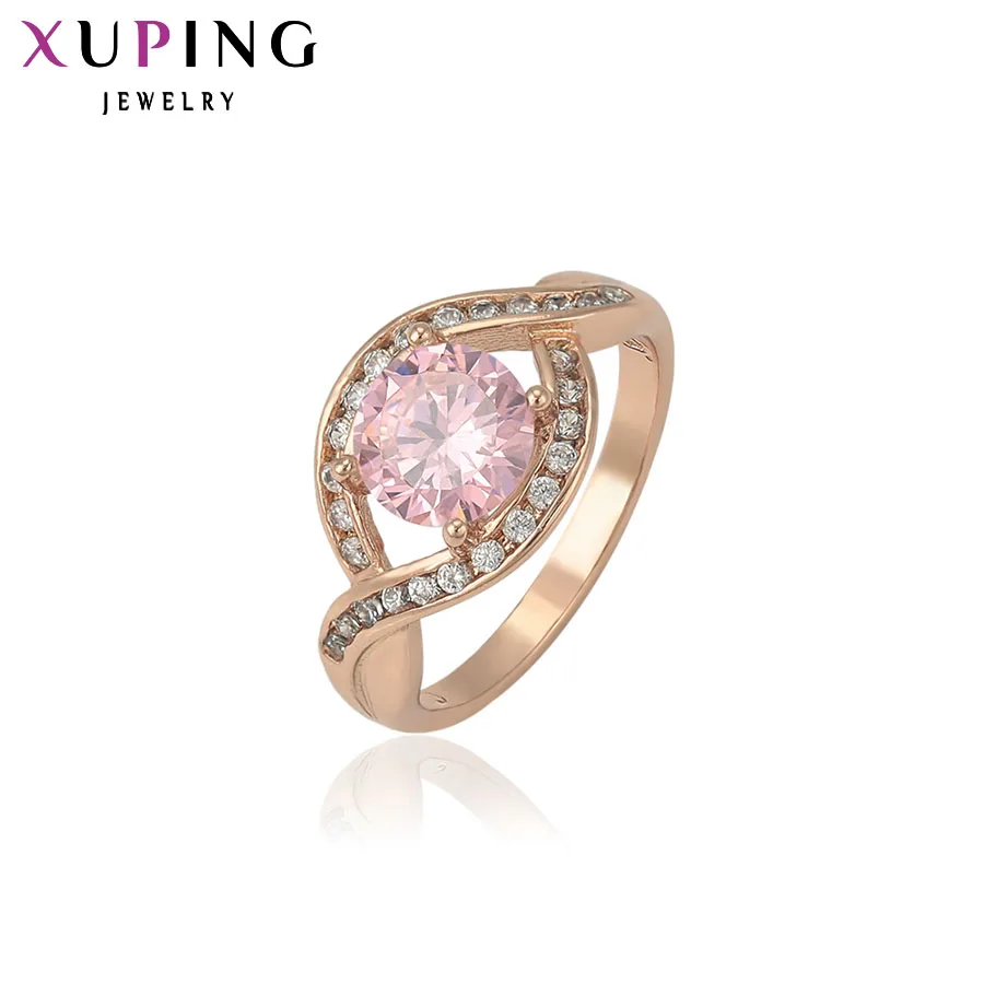 

Xuping Fashion Ring Special Design Rings Women High Quality Gold Color Plated Synthetic Cubic Zirconia Jewelry Charm Gift 11935