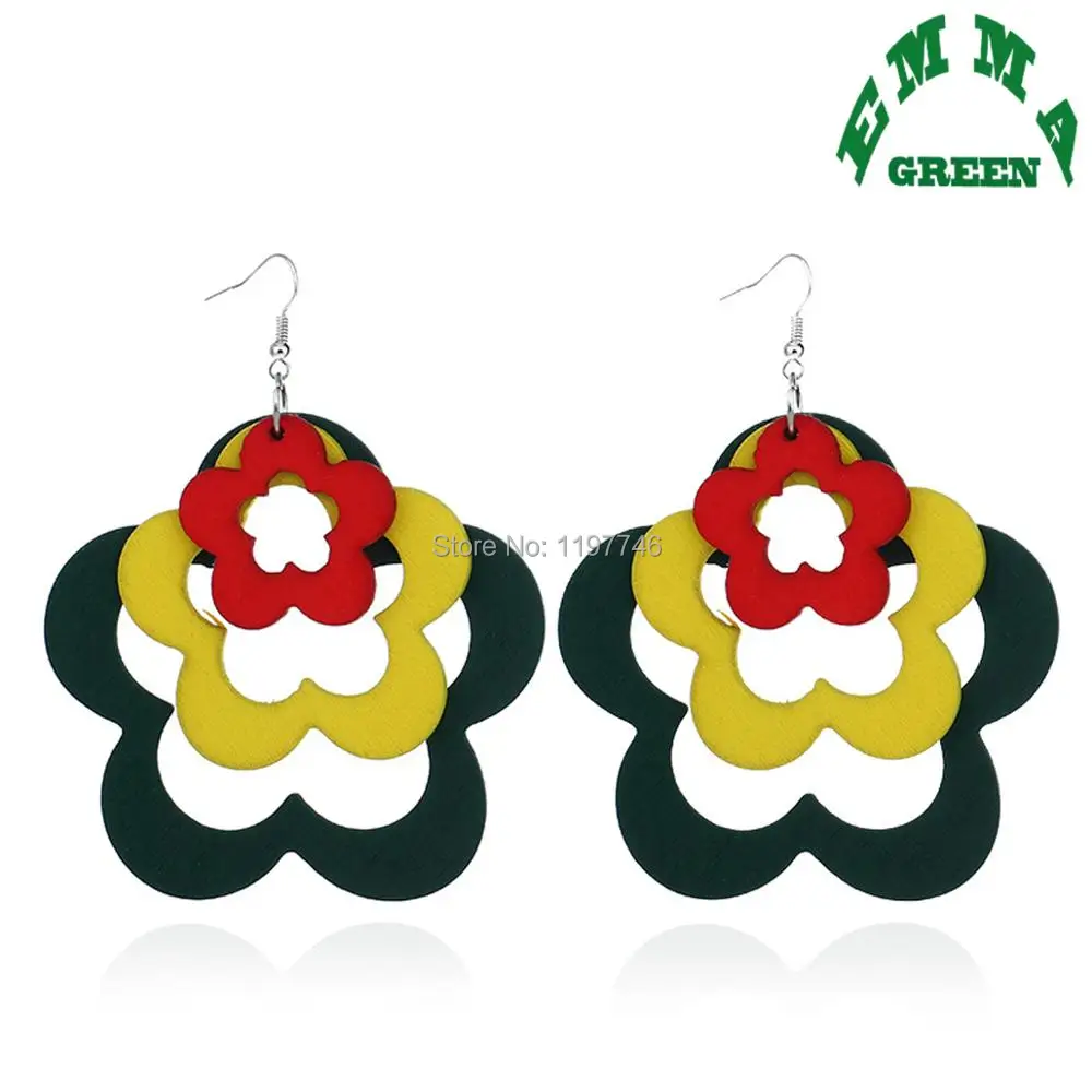 Fashion Femmes Argent Or Cercle Statement Geometric Dangle Drop Boucles D/'oreille Bijoux