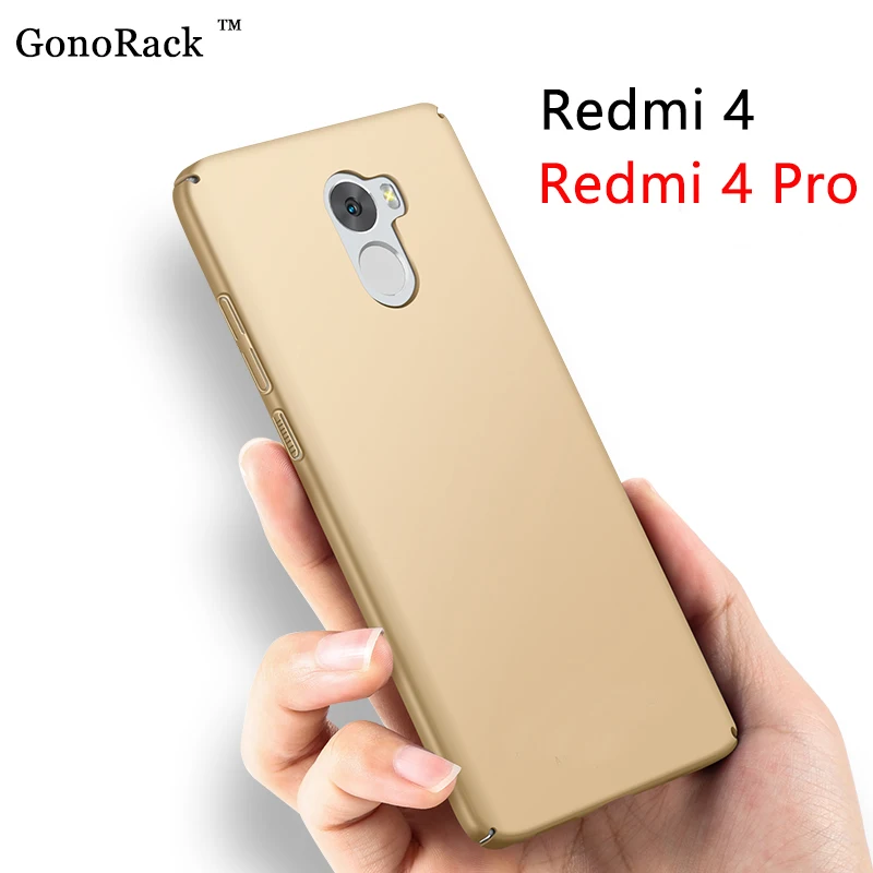 Gonorack чехол для Xiaomi Redmi 4 Pro премьер матовый серии Жесткий ПК Задняя накладка pro 5.0