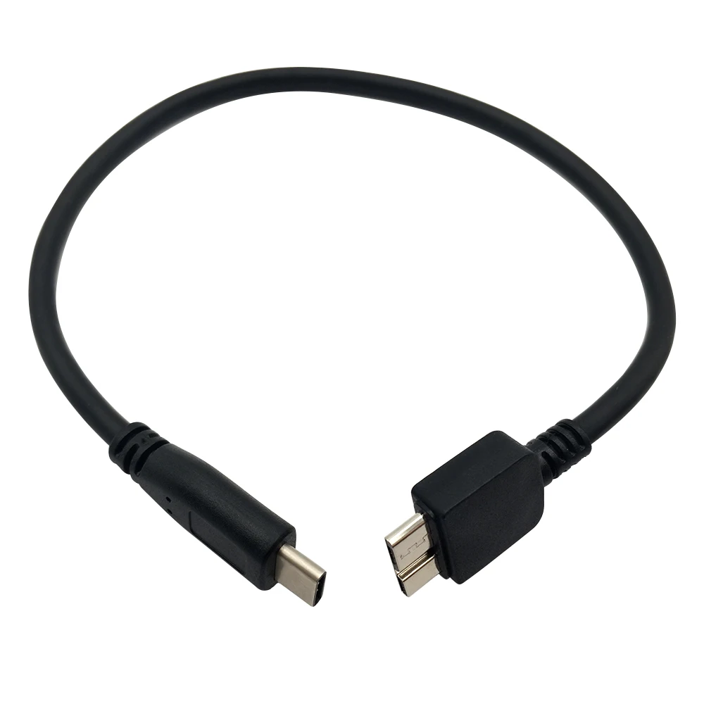 DANSPEED папа-папа M/M USB 2,0 Micro BM к USB 3,1 type C кабель для зарядки и передачи данных длина кабеля 25 см