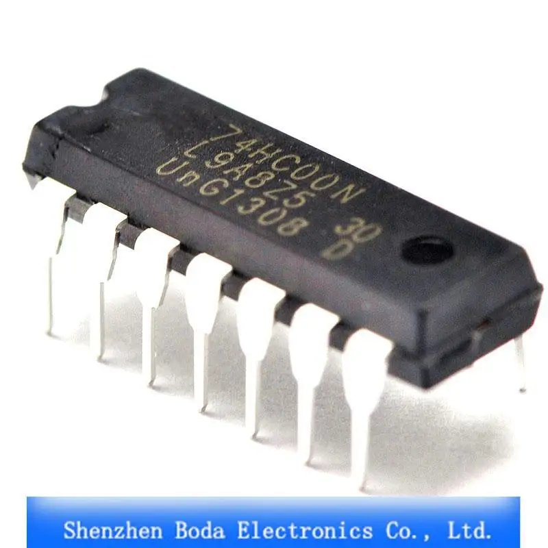 Module Free shipping line SN74HC00N chip logic 42-input NAND gate DIP14 (20pcs/lot) | Электронные компоненты и