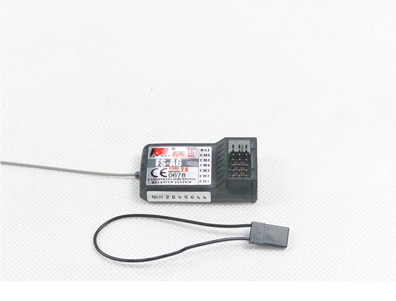 

Flysky FS-A6 2.4G 6CH Receiver For Flysky Transmitter Controller FS-I10 FS-I6 FS-I4 GT2E GT2F GT2G
